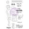 Prima Marketing Julie Nutting Mixed Media Cling Rubber Stamp-Mindy